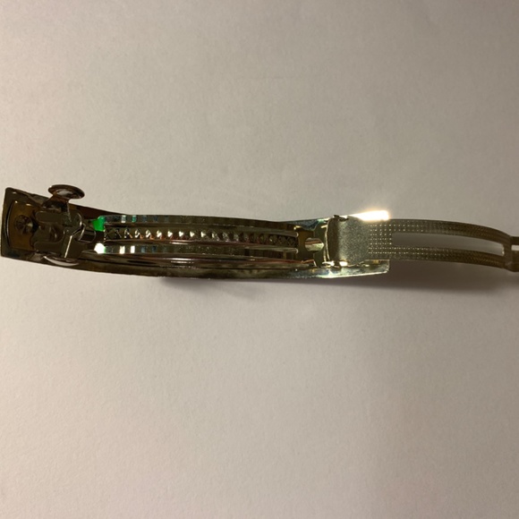 Silver Diamond Encrusted Wedding Hair Clip - Picture 6 of 7